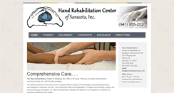 Desktop Screenshot of handrehabsarasota.com